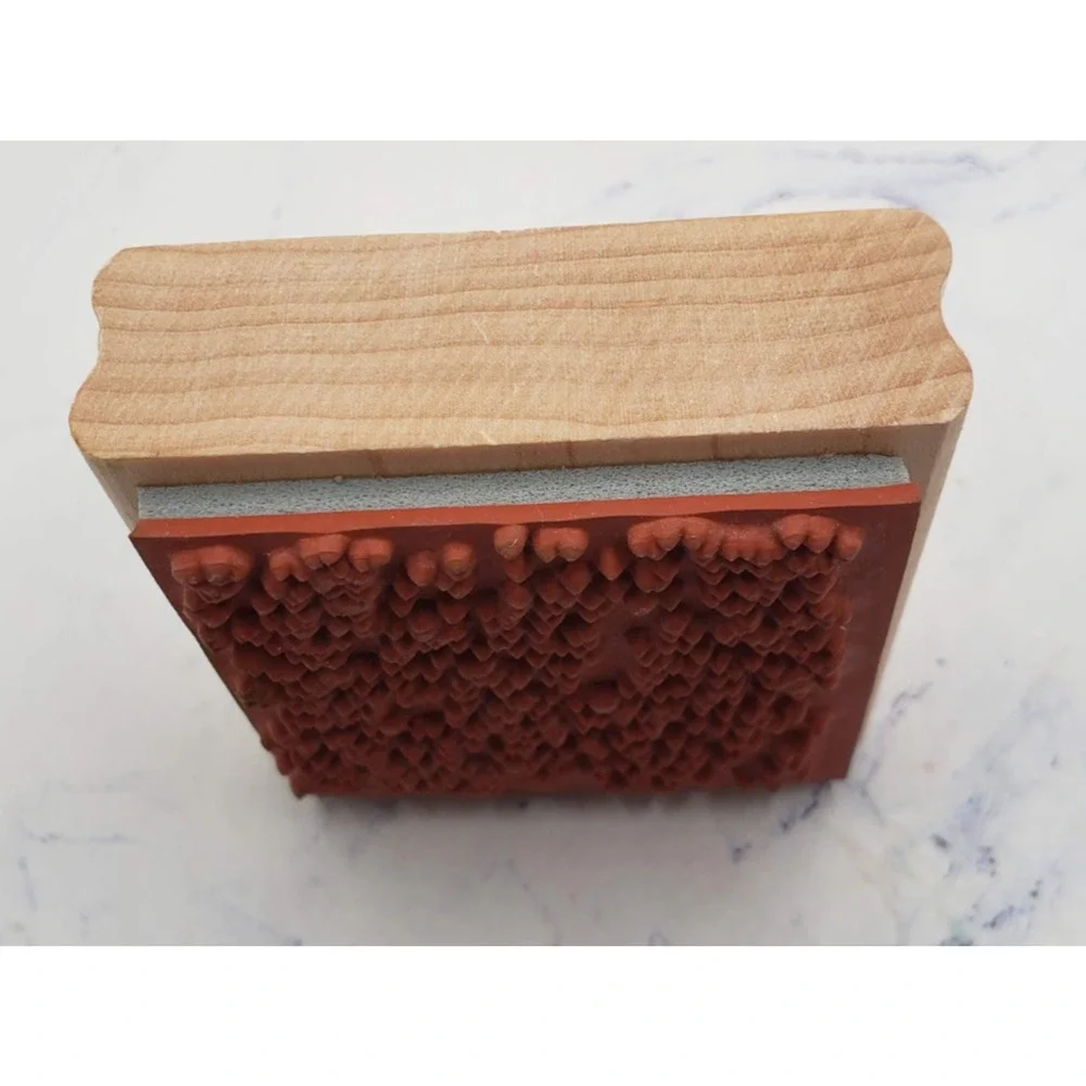 Paint Spatter Background Pattern Wood Mounted Rubber Stamp
